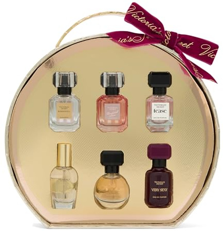 Victoria's Secret Mini Eau de Parfum Discovery Gift Set: Bombshell, Bombshell Soiree, Tease, Bare, Very Sexy, & Heavenly