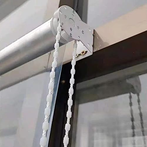 FENGSHOUU Transparentes Rollo,PVC-Kunststoff-wasserdichte-Fenster-Rollos,Wärmeisoliert,Staubdicht,Regenfester Vorhang,für Outdoor,Balkon,Terrassen,Tür,Büro,Rezeption,Breite x Höhe (135x220cm)