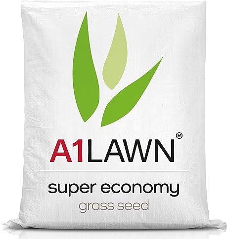 A1 Lawn – Super Economy Grass Seed, Economical A1 Lawn Grass Seed – Establishing a New Lawn, Over-Seeding and Patch Repair, (AMPRO10)