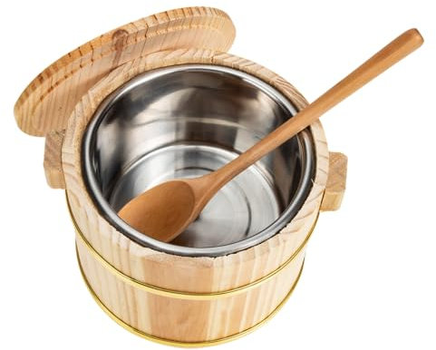 1 ensemble de fûts de riz, cuiseur à vapeur asiatique, cuve de service de sushi, bol de riz à sushi, bols en bois, seau de sauna, plateau sashimi, cuve de riz à sushi, récipient de riz à sushi, Japon,
