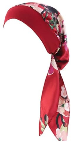 YSTrillion Kopftuch Turban Damen Sommer Bedruckte Schal Turban Kopftücher Headwear Elastische Kopfbedeckung Chemo Damen für Chemo Haarausfall