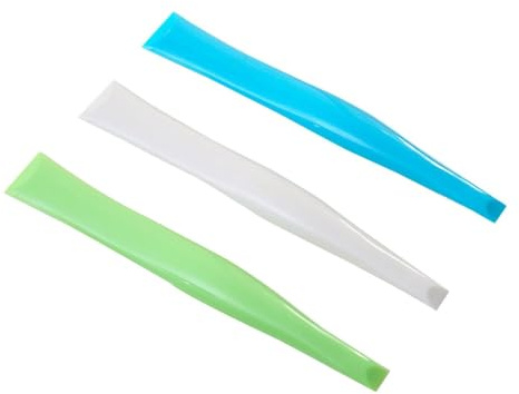 FUNOMOCYA 10pcs Double-headed Kitchen Scraper Tool Versatile Gas Stove Cleaning Gadget for Colors Mixed Material for Kitchen Use