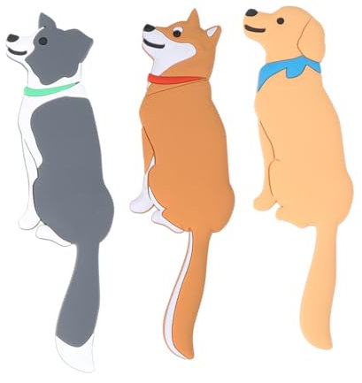 CHILDWEET 3stücke Selbstklebende Wandhaken Mit Hund Design Klebehaken Für Tierhaken Klebeaufhänger Ohne Bohren Für Küche Bad Und Wohnzimmer