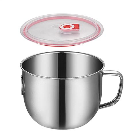 Fettabscheider Krug Edelstahl Krug Fetttrenner Sauce Separator Krug Küche Gadgets Krug mit Deckel und Griff Edelstahlkonstruktion Mehrzweck-Funktionalität für Küche