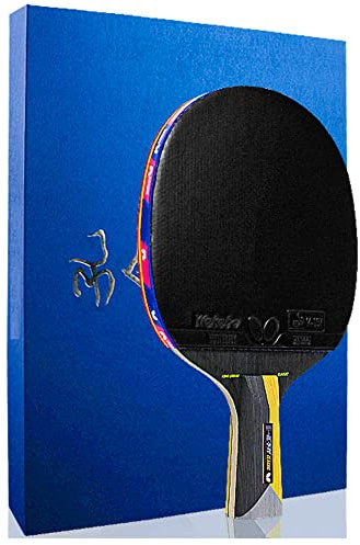 Carbon Tischtennisschläger ITTF zugelassen, fortgeschrittene Tischtennisschläger mit Geschenk-Box-Verpackung, Allround-Profi-Training, 1 Packung/kurzer Griff