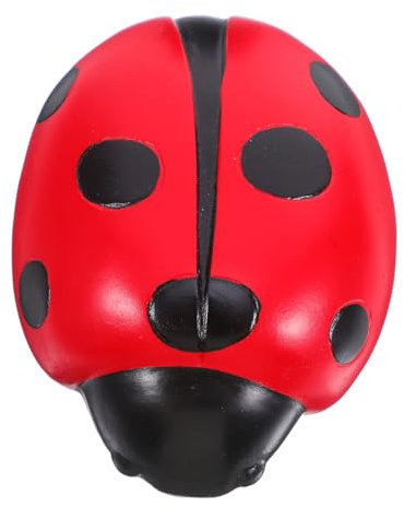HYTROVE Porta Chiavi Coccinella per Esterni Nascondiglio Decorativo e Resistente Alle Spazio Archiviazione per Chiavi Design per Giardino