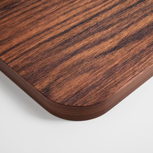 Eyrizon DeskTop for Electric Standing Desk – 120 x 60cm Desktop Board – Smooth Laminated Wood Grain Surface – Replacement Desk Top for Height Adjustable Desks & Sit Stand Workstations,Walnut