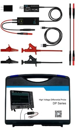 AIRUIXI High Voltage Differential Probe DP Series current probe Oscilloscope probe 100/200MHz(DP3002 200MHZ)