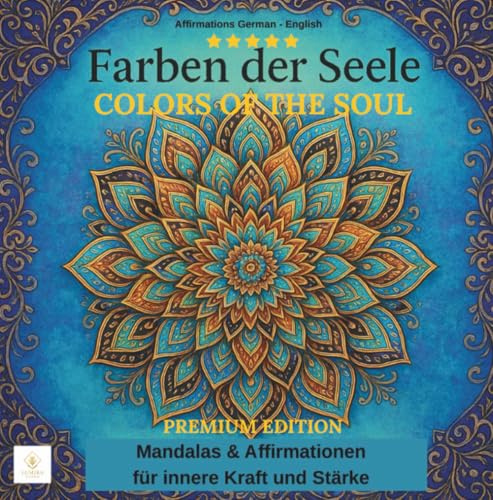 FARBEN DER SEELE - COLORS OF THE SOUL -PREMIUM EDITION: Entdecke die Farben deiner Seele-eine Auszeit nur für dich. Affirmationen für Herz & Seele mit ... BESONDERE MALBUCH FÜR ERWACHSENE - MANDALAS)