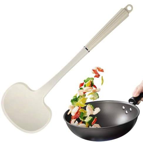 Cucchiaio da cucina in silicone, antiaderente a forma di fungo, con spatola, strumento da cucina per girare, raschiare, cuocere porzioni, spalmare agitare
