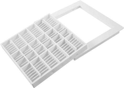 ifundom Tapa De Drenaje De Piscina Cuadrada 9.84x9.84 Pulgadas En Plástico Resistente para Mantenimiento y Seguridad En Piscinas Domésticas