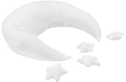DOITOOL Newborn Photography Props Set Star Moon Shape Photo Props Neutral Gender Outfit for Studio Session Photo Shoot