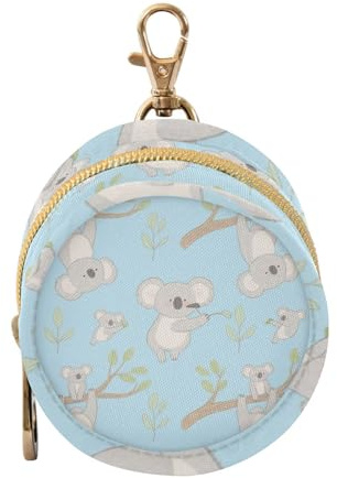 Rolig WoodlAnimal Koala Blå Baby Flicka Napp Förvaringsväska Portabel Armbandsplånbok, Neutral Babyartiklar