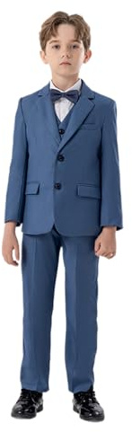 Genérico 2026 Traje Formal Infantil de Negocios con Chaqueta Chaleco y Pantalones para Ceremonias