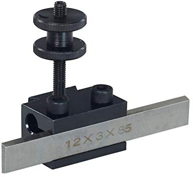 Proxxon Abstechstahlhalter mit Klinge (für Präzisionsdrehmaschinen PD 250/E + PD 400, zum Ablängen von Werkstücken, Klinge HSS 12x3x85 mm) 24217