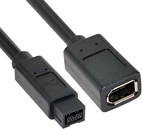 baolongking IEEE 1394 6Pin Femmina a 1394b 9Pin Maschio Firewire 400 a 800 Cavo 20cm (6Pin Femmina a 9Pin Maschio Cavo)