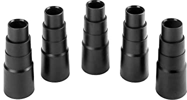 QWORK® 5 Pcs Vacuum Cleaner Adaptor for Power Tools, Universal Dust Extraction Adapter Vacuum Cleaner Hose Converter 21-35 mm Inner Diameter