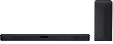LG SL4 - Soundbar, 300 W di potenza, 2.1 canali, audio Dolby Digital, DTS Digital Surround, Bluetooth, HDMI, USB e ingresso ottico, ampia connettività, suono assoluto, colore nero