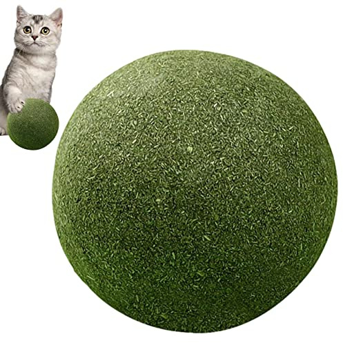Sloane Große Katzenminze-Kugeln - 10cm Katzenkugel Spielzeugkatze Minzkugel | Gesunde, leckbare, natürliche Katzenminze, supergroße, selbstentlastende Katzenleckereien für Kätzchen im Innen