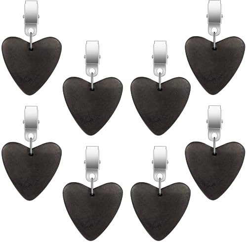 8 Stück Tischdeckenbeschwerer Naturstein, Tischdeckenhalter aus Naturstein Tischdecke Gewichte Schwer Tischtuchklammer für Party Camping Hochzeit Garten Picknick