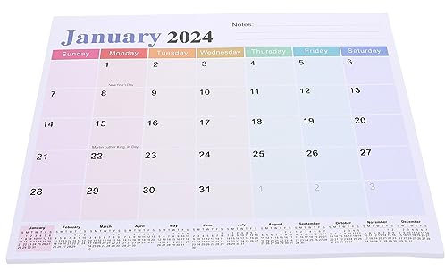 Jahreskalender,Wandkalender, 2024–2025 magnetischer Kalender for Kühlschrank, 18-Monats-Kalender von Januar 2024–Juni 2025, magnetischer Monatskalender, Abreißblock for einfache Planung, blau ( Color