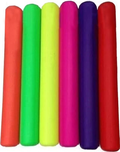 22YardsPro ND Athletics Running Passover Relay Batons Plastic Senior Separately PK 6 (Senior)