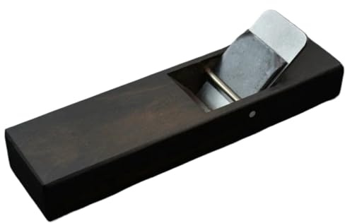 Holzhobel, Holzhobel, quadratisch, Zughobel, Holzbearbeitungswerkzeug, Desktop-Ebenholzhobel, japanisches Hobeln (245 mm)