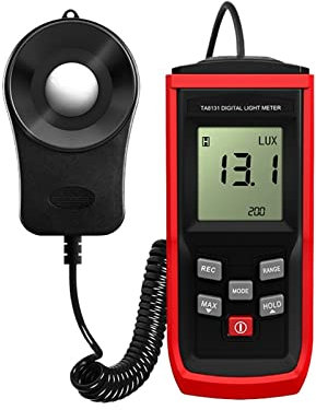 Light Meter, Digital Light Meter Handheld Photography Digital Light Meter Split Light Meter Lux/Fc Light Meter Environmental Tester Tool(TA8131)