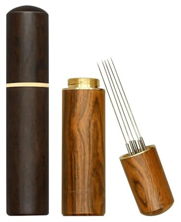 Juego de 2 agitadores de café expreso, herramienta de distribución de café en polvo, agitador de madera