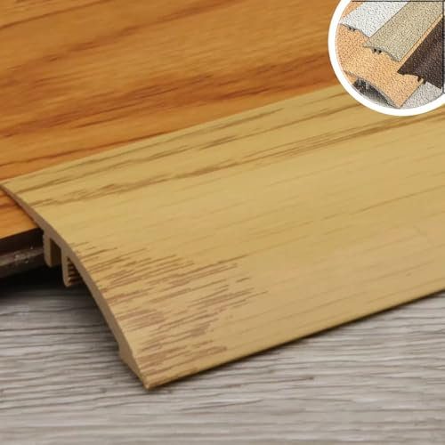 Tira de transición de umbral de PVC, reductor de umbral interior, tira de transición para piso de madera de 4/5, rampa para silla de ruedas para transiciones de madera a baldosa/alfombra a baldosa,