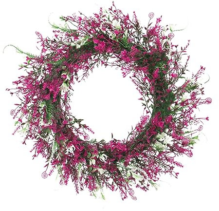 Cabilock 1 Pz Ghirlanda Di Foglie Di Felce Simulata Falso Impianti Arredamento Da Parete Sospeso Artificiale Fogliame Pianta Piante Artificiali Ghirlande Impostore Roseo