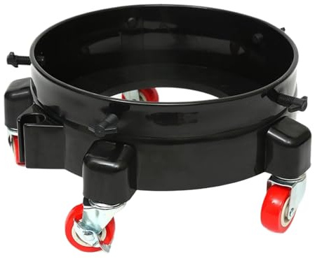 Eimer auf Rädern – Rolleimer Basis, mobiler Reinigungsbehälter, Allzweck-Eimerwagen, leichtgängige Lenkrollen mit Verriegelungsmechanismus und robustem Rahmen für Autowaschanlagen, Garagen und