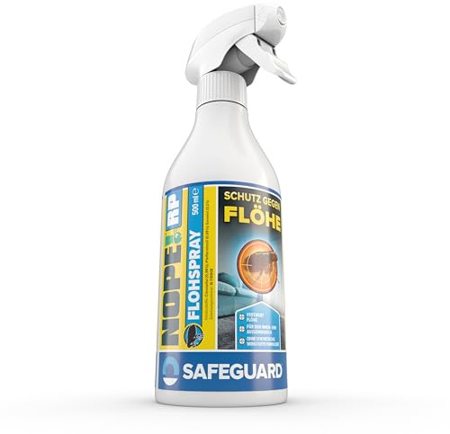 NOPE! RP Flohspray 500 ml - Abwehrspray gegen Flöhe - Umgebungsspray | Mittel gegen Flöhe zur Abwehr und Abschreckung von Flöhen in der Wohnung ohne aggressive Chemikalien