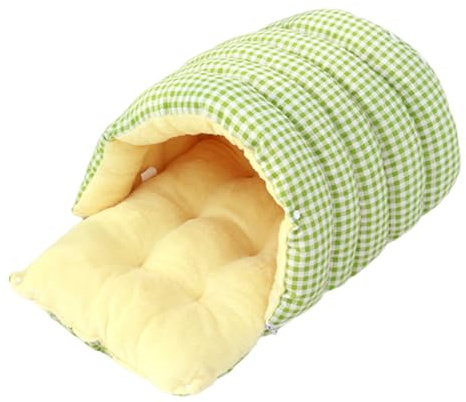 Saco para Gato Mochila Abrigada Mascotas Acurrucarse | Saco Cama Cálido para Gatitos para Hogar Viaje Dormitorio Salón Balcón Interior Exterior