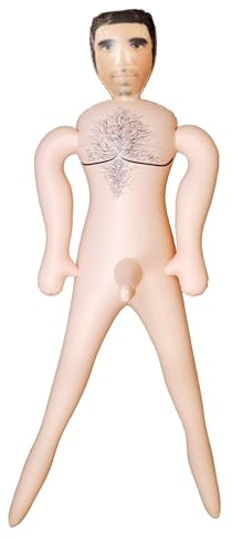 Muñeca Hinchable Masculina Tamaño Real 160 cm – 3 Modelos (Guapo, Fontanero, Obrero) – Figura Inflable Adultos (Guapo)