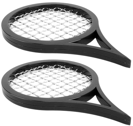 ZJchao Bärbar Curlingborste Hårracket Twist Comb Set 2st Bärbar Curlingborste för Män Afro Hair Easy Styling (Svart)