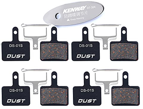 CYCEARTH 4 paia di pastiglie freno Bike Disc per TRP Tektro Shimano Deore Br-M575 M525 M515 T615 T675 M505 M495 M486 m485 M475 M465 M447 M446 M445 M416 15 M3. 95 M375 M315 M355 C601 C501s