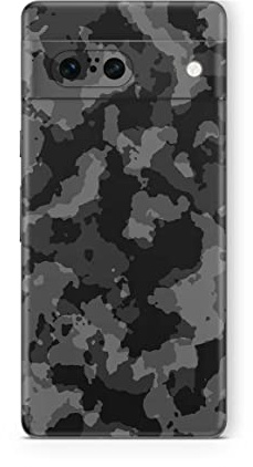 Skins4u Schutzfolie Skin Cover Skins Design Folie Kratzerschutz Aufkleber kompatibel mit Google Pixel 7 Pro Shadow-Camo-Grey