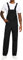 WORK IDEA Peto de trabajo para hombre, tecnología de múltiples bolsillos, peto de trabajo para hombre, Negro, 3XL