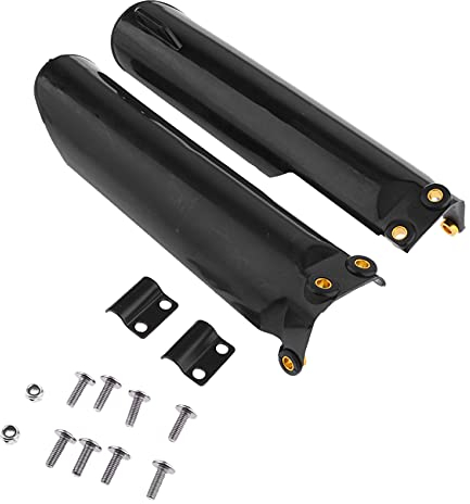 Lrtzizy 1Pair Motorcycle Front Fork Absorber Protector Covers Plastic Guards for 110Cc 125Cc 140Cc 150C 160Cc Dirt Bike Pit Bike