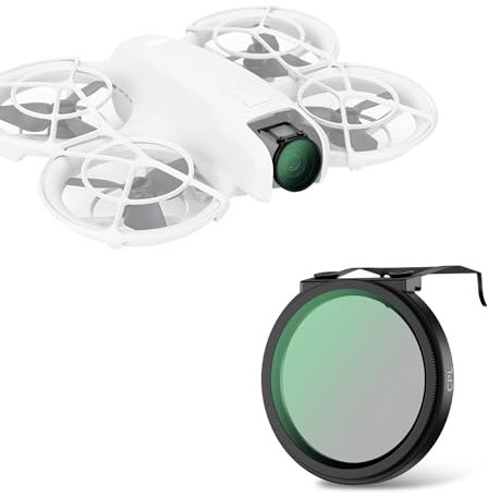 JJC Filtro polarizador CPL compatible con DJI NEO, filtro polarizador circular multicapa con paño de limpieza y funda protectora de filtro, accesorios portátiles para drones NEO