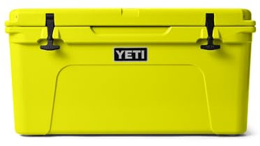 YETI Tundra 65 Cool Box, Insulated Hard Cooler, Firefly Yellow