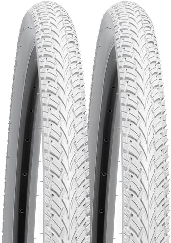 YunSCM 2Pcs Faltbare 700C Fahrradreifen 700x45C Reifen 47-622 Kompatibel Stadt/Straße 700x43C 700x44C 700 x 45C 700x46C 700x47C Mantel