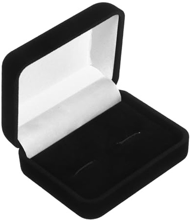 Ipetboom Scatola Portaoggetti In Per Gemelli Per Uomo E Donna Elegante Custodia Portaoggetti Per Anelli Medaglie E Gioielli Con Morbida Fodera In Per Accessori Da