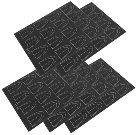 Beaupretty 5feuilles Autocollants Pour French Manucure Guides De Bord Auto-adhésifs Stickers Pour Ongles Pochoirs Pour French Nails Décalcomanies Pour Manucure