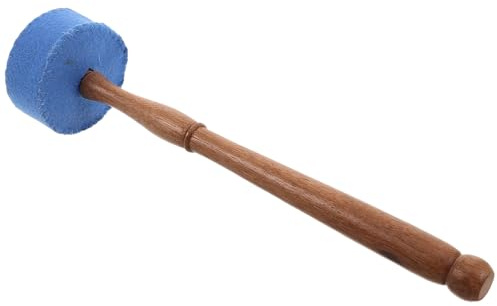 FRCOLOR Mazo para Cuenco Tibetano de Madera Mazo para Gong para Cuenco Musical para Meditación y Rituales de Terapia de Sonido