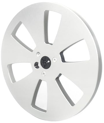 7 Aluminum Alloy Winding Reel with 1/4 Tape Recorder 6 Hole Flange Opening Machine Part Open Reel Sound Deck