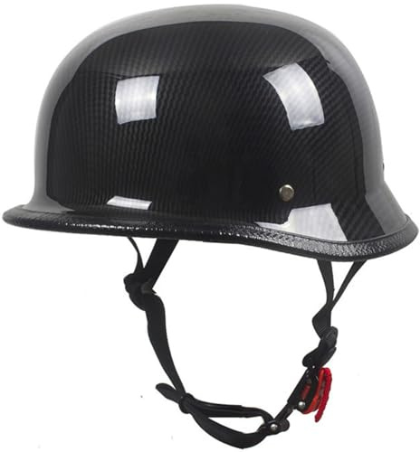 Vintage Caschi Cromwell, Caschi Jet Retrò Casco a Scodella con Occhiali Antivento, ECE Omologato Mezzo Elmetto da Moto retrò per Uomo E Donna Biker Cruiser Scooter 2,L(59-60CM)