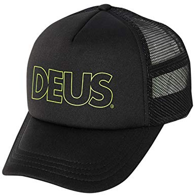 Deus Capper truckerkeps – svart, svart, One size