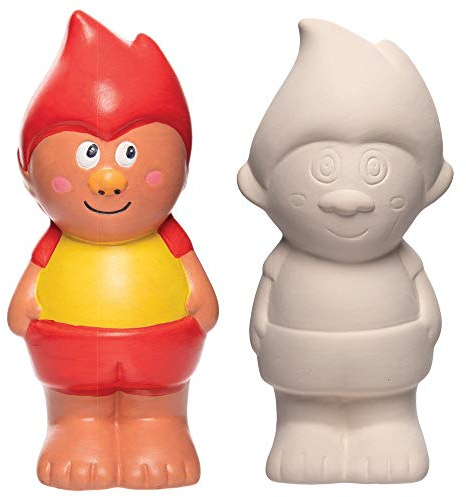 Baker Ross Keramik-Spardosen „Haarige Köpfe“, für Kinder-Kunsthandwerksprojekte (2 Stück)